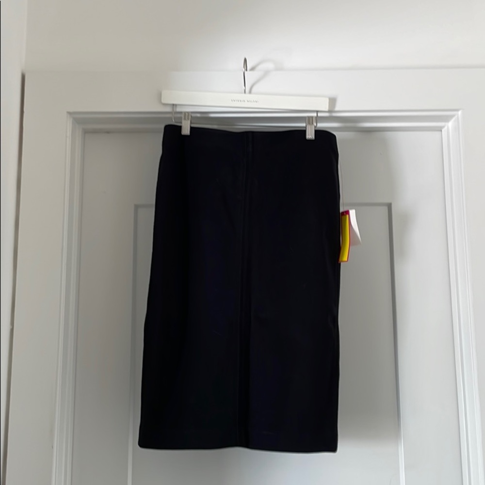 NWT Catharine Maladrino Black Pencil Skirt